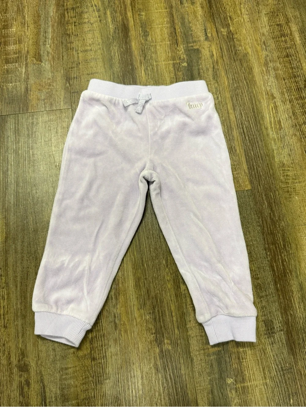 Juicy Couture Lilac Girls Plush Hoodie & Jogger Set 24M